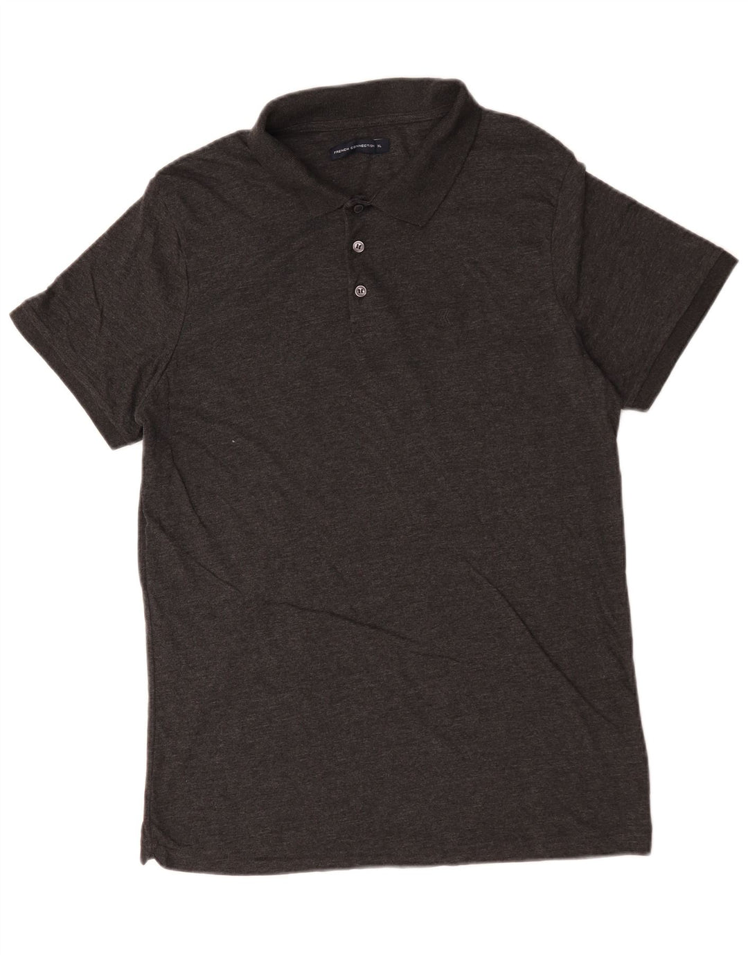 Męska koszulka polo French Connection XL, szara, nakrapiana bawełna