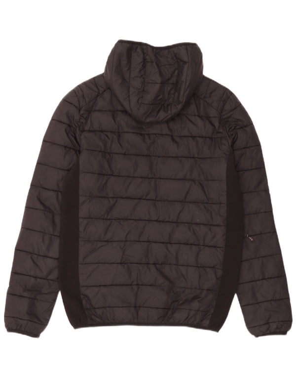 Męska ocieplana kurtka z kapturem Ellesse UK 36 Small Black Nylon