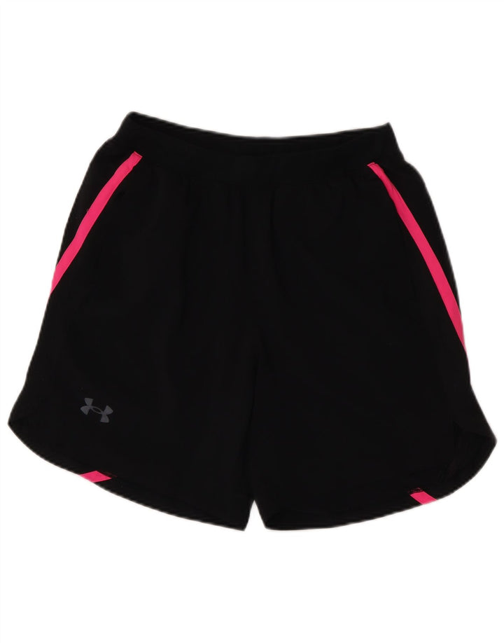 Damskie spodenki sportowe Under Armour UK 12, średnie czarne, sportowe z poliestru