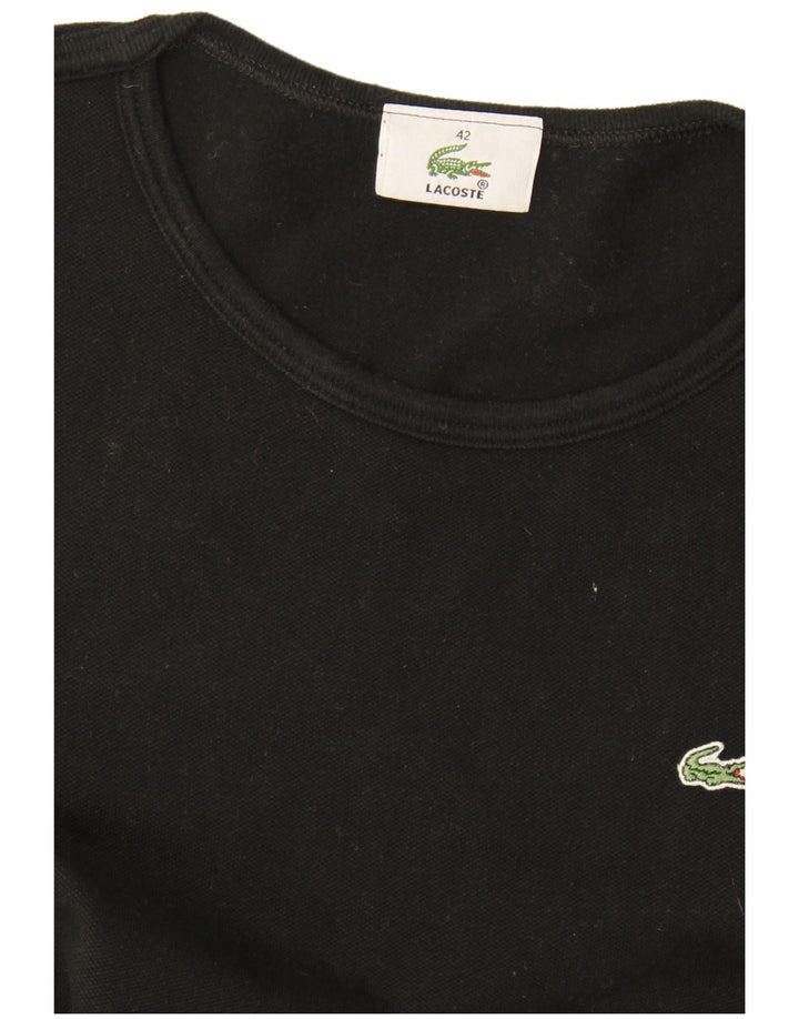 T-shirt damski Lacoste, rozmiar 42, duży, czarny