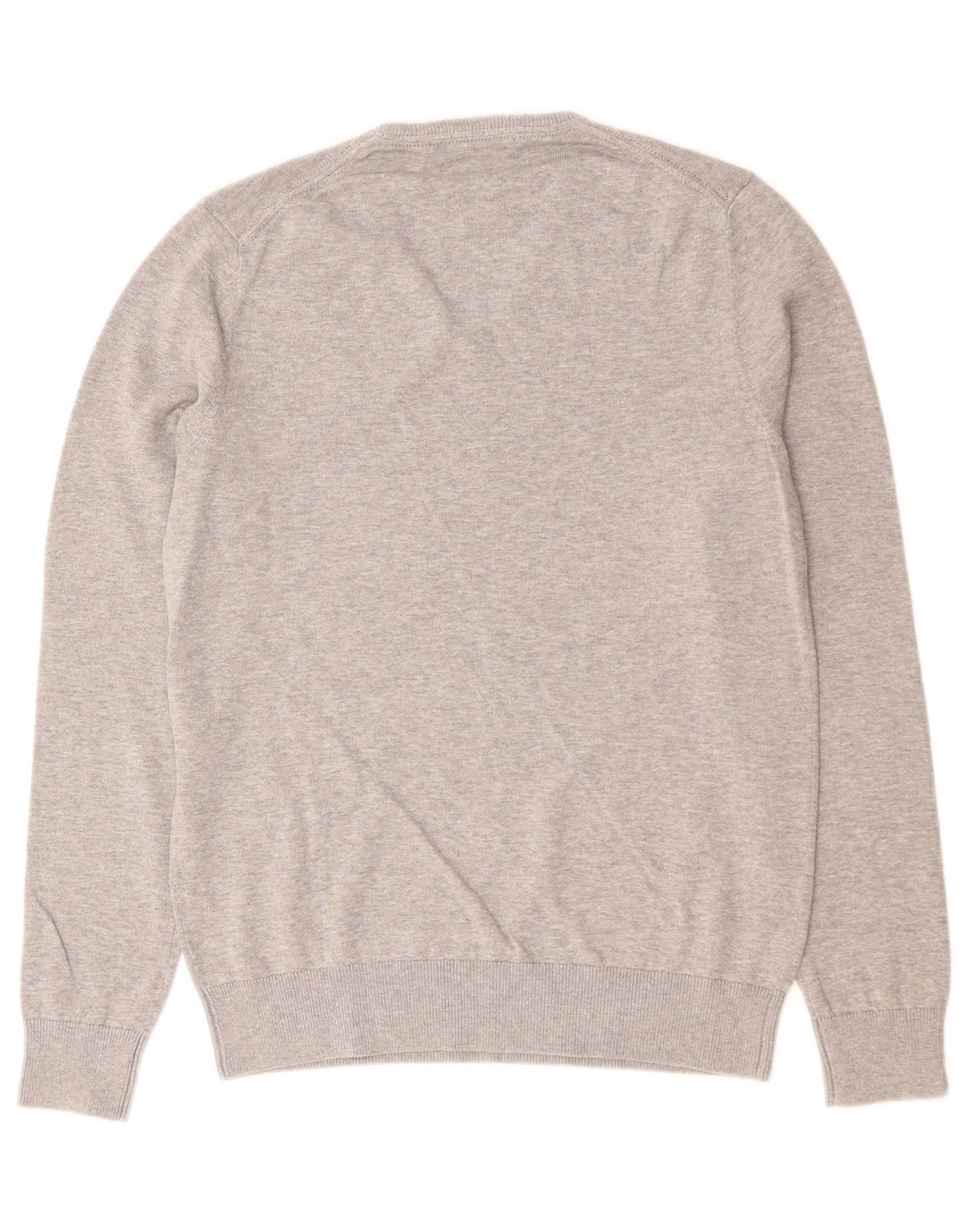 Damski sweter z dekoltem w kształcie litery V French Connection IT 18 XL Szara bawełna