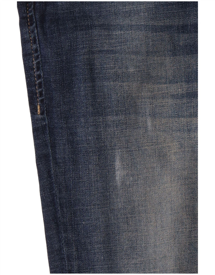 Męskie proste dżinsy Jack & Jones W32 L32 Niebieskie bawełniane