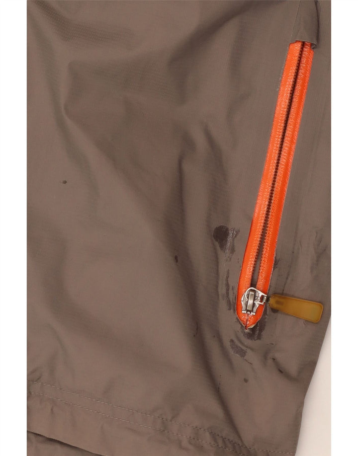 Męska kurtka przeciwdeszczowa Helly Hansen UK 40, duża, szary nylon