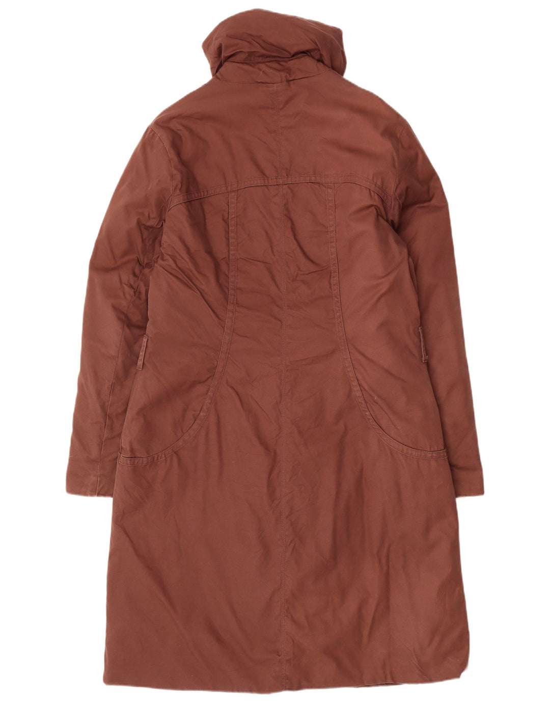 Płaszcz damski Trussardi Jeans IT 48 XL, brązowa bawełna