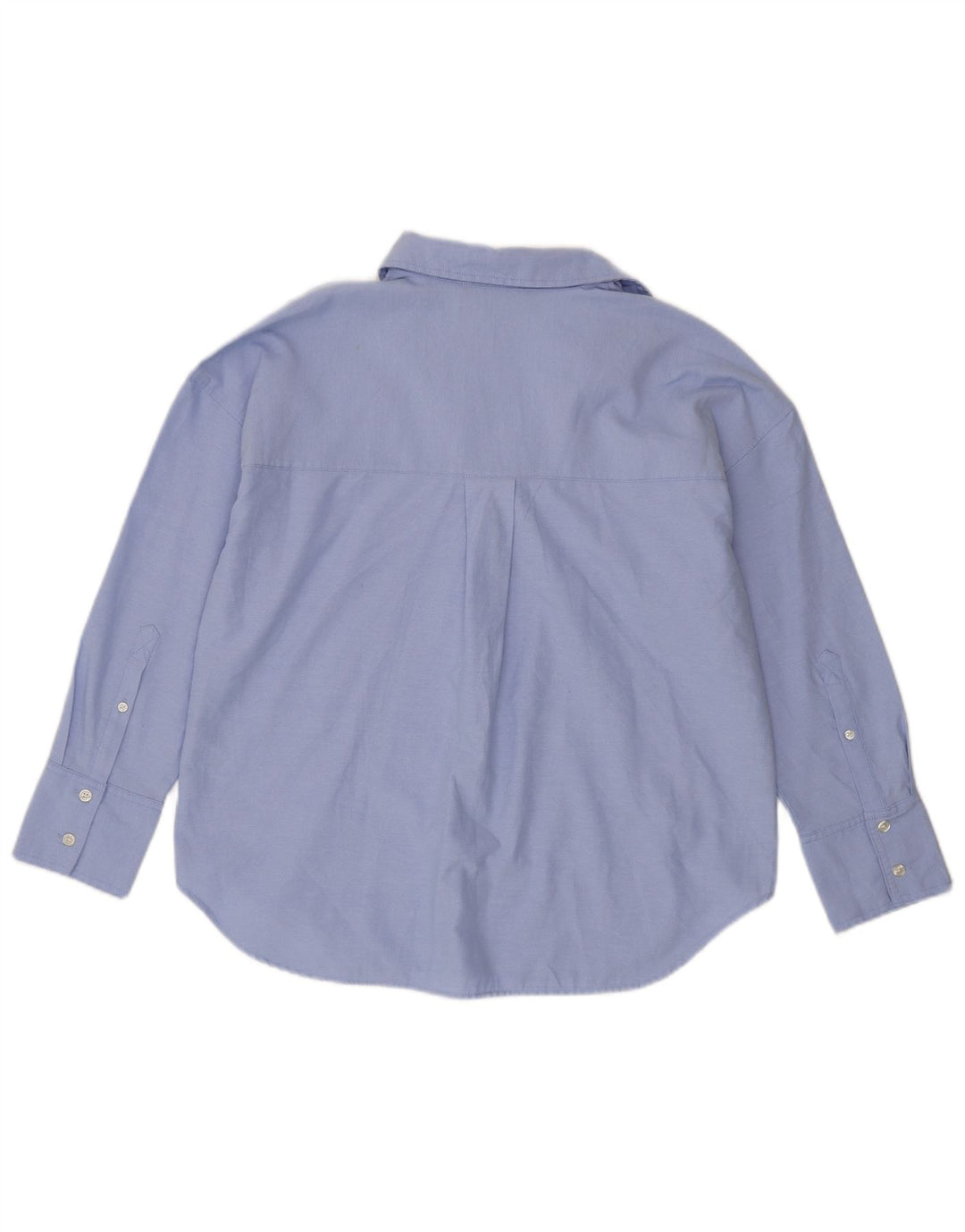 Damska koszula oversize Zara UK 6 XS, niebieska, bawełniana