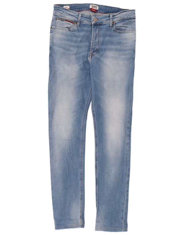Tommy Hilfiger Mens Skinny Jeans W32 L34 Blue Cotton