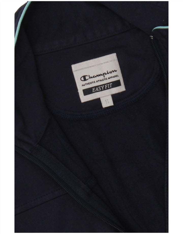 Kurtka damska CHAMPION Easy Fit dresowa UK 10, mała, granatowa