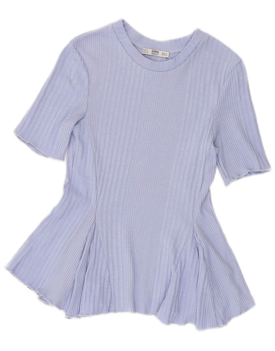 Damski krótki top ZARA UK 8, mały fiolet