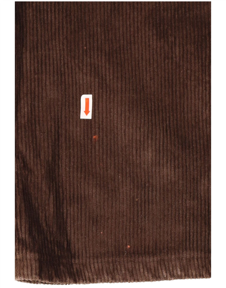 Proste sztruksowe spodnie Carrera W34 L30 brązowe