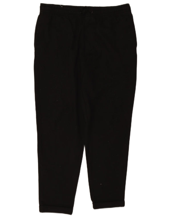 Męskie zwężane spodnie chino Zara, duże W32 L28, czarny poliester