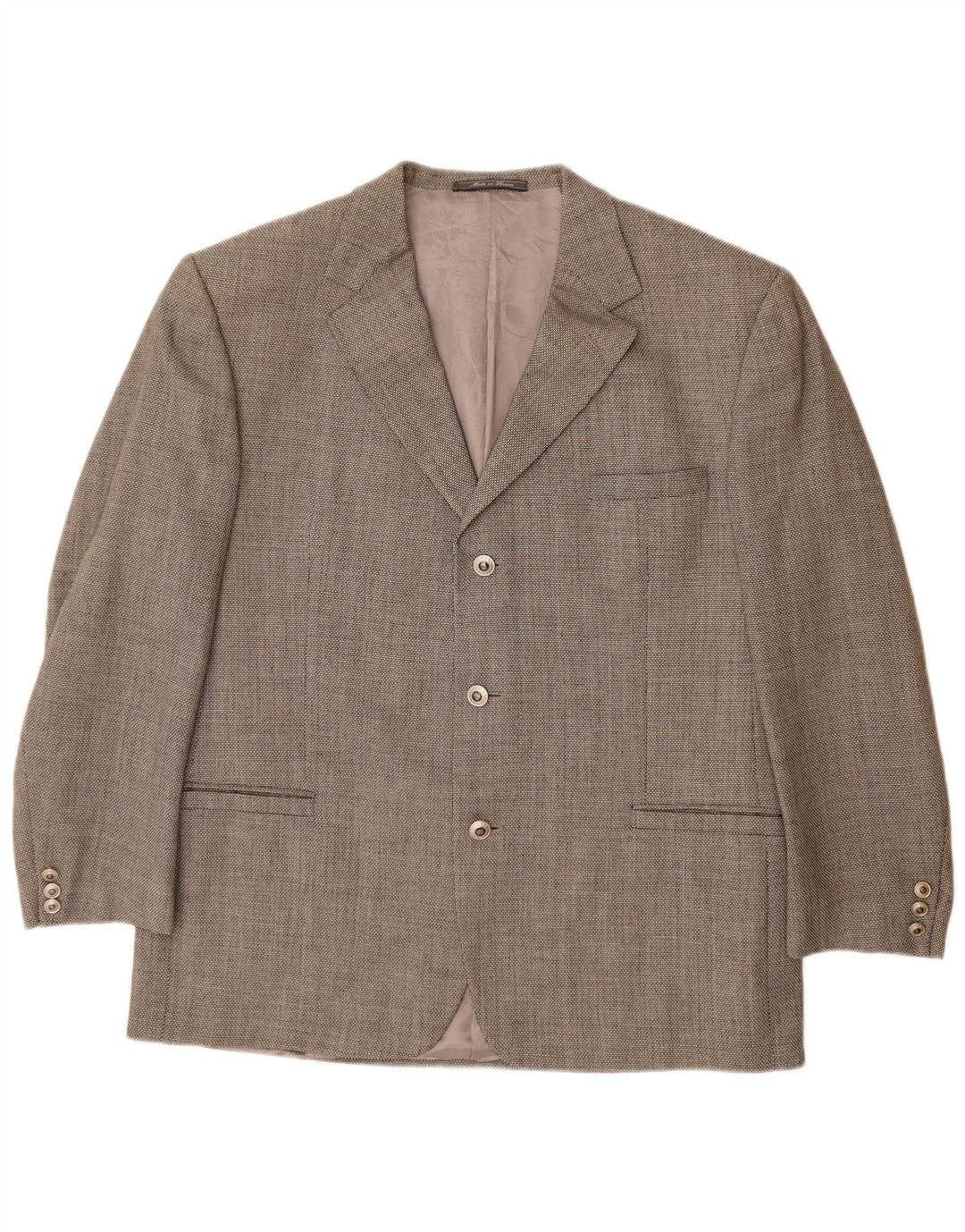 Męska marynarka zapinana na 3 guziki VERSACE UK 42 XL Szara wełna