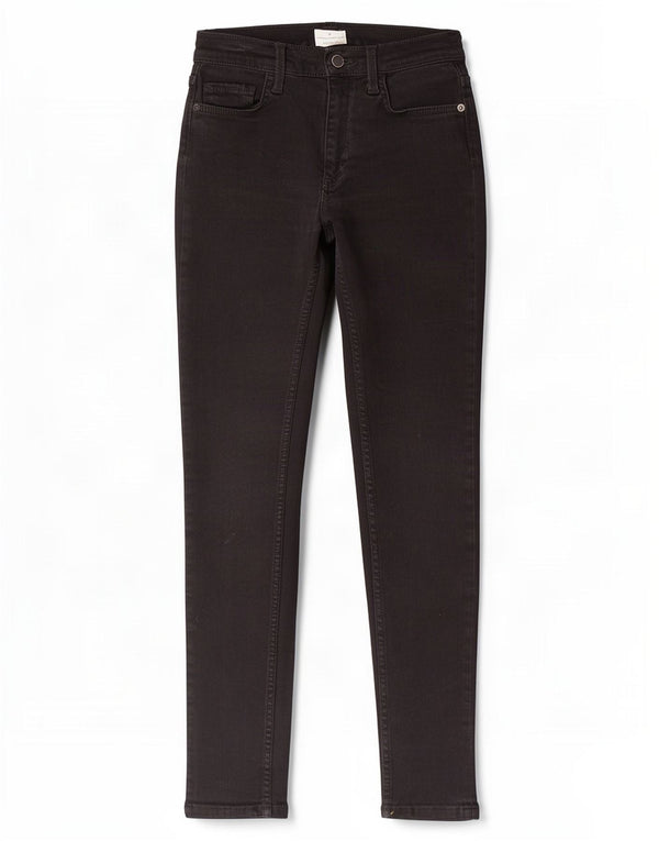Damskie jeansy obcisłe French Connection UK 6 XS W25 L29 Czarne