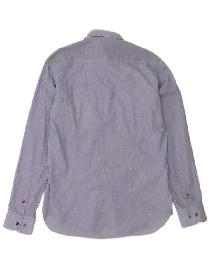 Koszula męska Alessandra Lamura, duża niebieska, poliestrowa