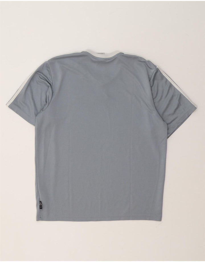 Adidas Męski T-shirt Climalite Top Mały Szary Poliester