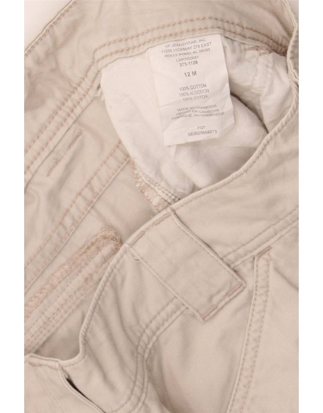LEE Womens Casual Shorts US 12 Large W31 Beige Cotton Vintage Lee and Second-Hand Lee from Messina Hembry 