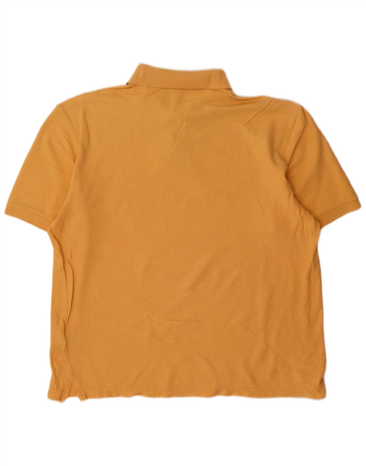 Męska koszulka polo Eddie Bauer, średnia żółta bawełna