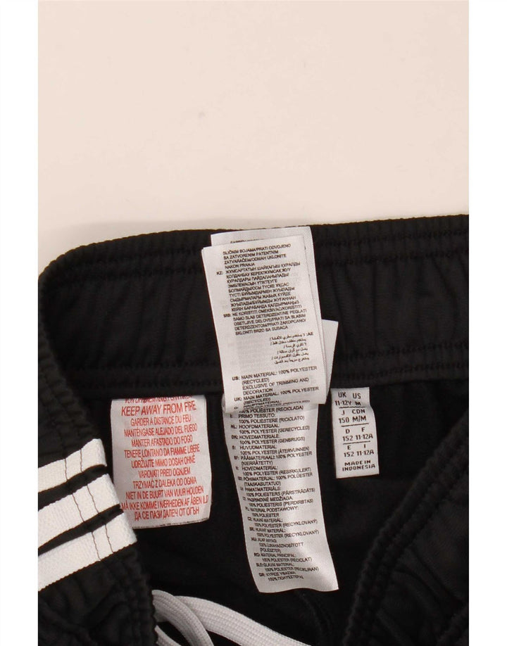 Adidas Chłopięce Spodnie Dresowe Joggery 11-12 Lat Czarny Poliester