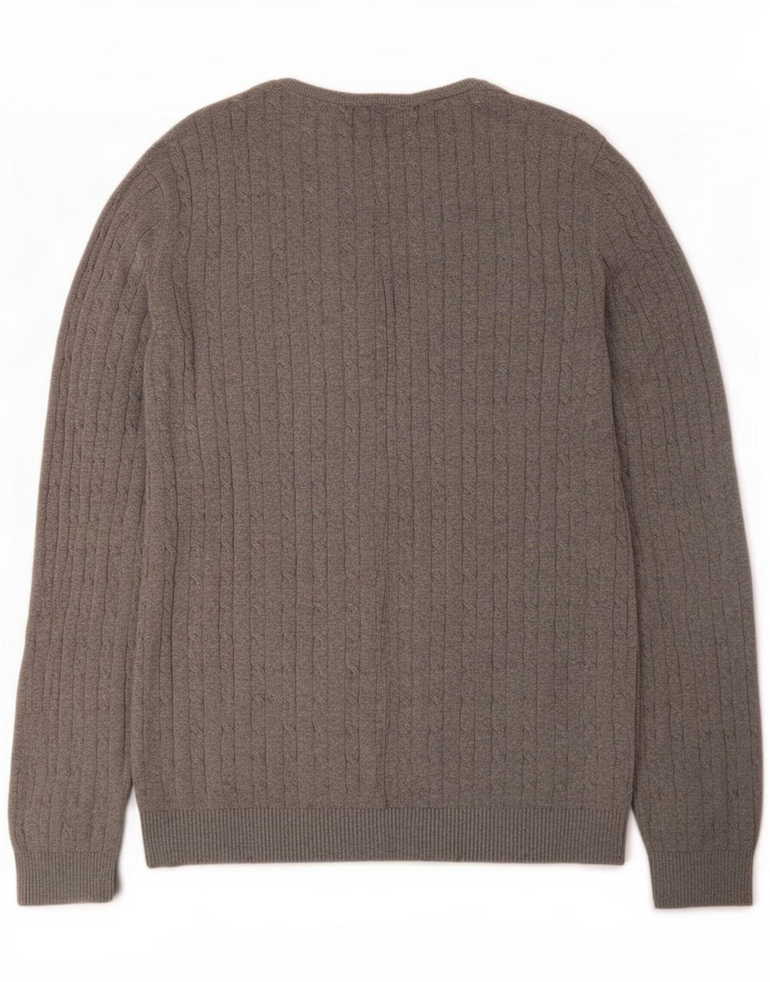 Męski sweter Jack & Jones z okrągłym dekoltem, średnioszary, bawełniany