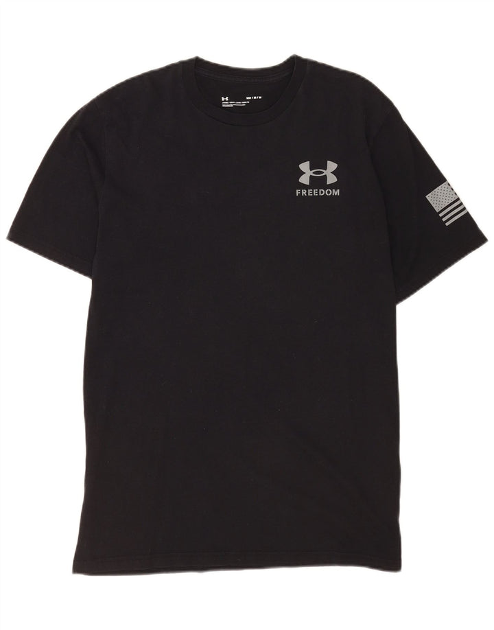 Męska koszulka z grafiką Under Armour Top Medium Black Sports