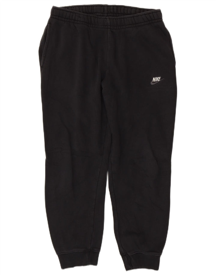 Męskie spodnie dresowe Nike, joggery, średnia czarna bawełna