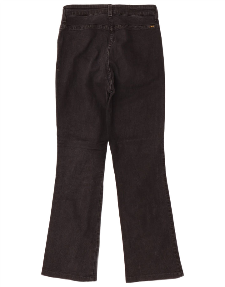 Damskie jeansy Lee Bootcut z wysokim stanem W31 L30, czarne, bawełniane