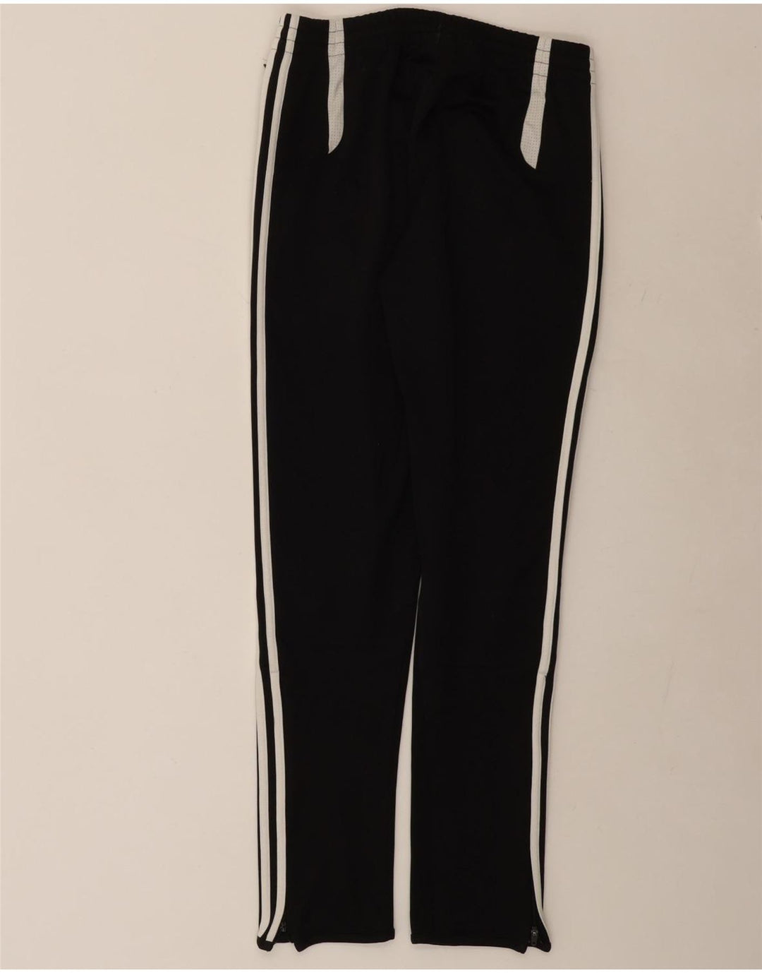 Chłopięce spodnie dresowe Adidas Climacool 15-16 lat, czarne, z blokami kolorów