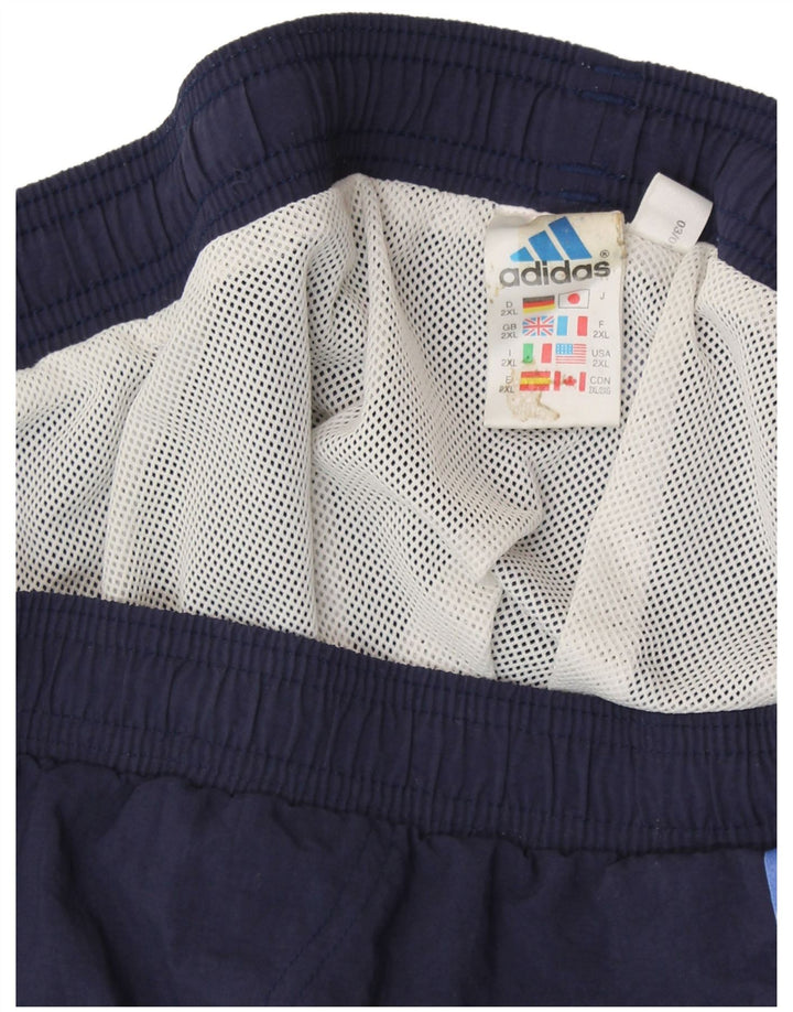 Męskie spodenki sportowe ADIDAS 2XL granatowy poliester