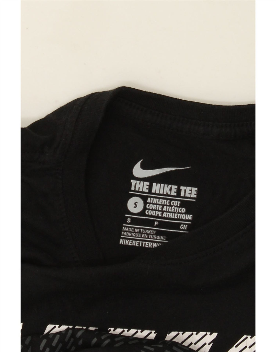 Męski T-shirt Nike o sportowym kroju z grafiką, mały, czarny