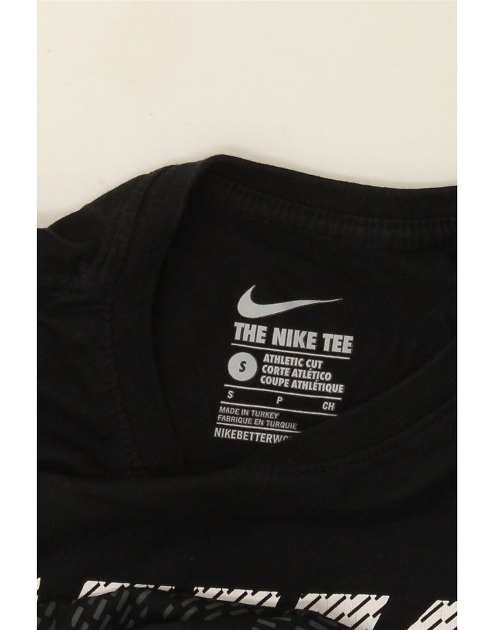 Męski T-shirt Nike o sportowym kroju z grafiką, mały, czarny
