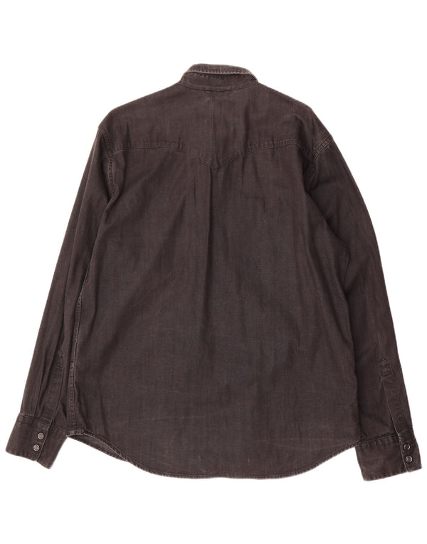 Męska koszula dżinsowa Levi's XL, czarna, bawełniana