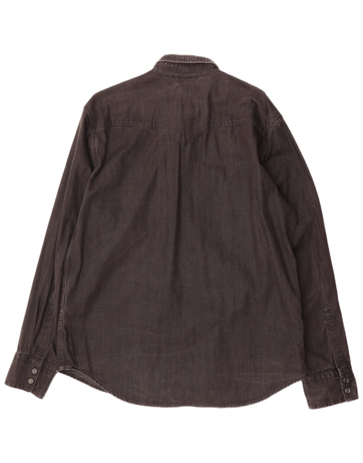 Męska koszula dżinsowa Levi's XL, czarna, bawełniana