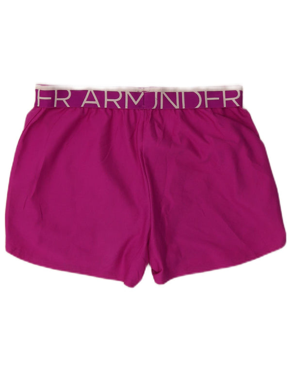 Damskie spodenki sportowe Under Armour Heat Gear Graphic UK 10, małe, różowe