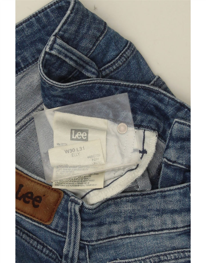 Damskie jeansy Lee Elly Slim W30 L31 Niebieskie bawełniane