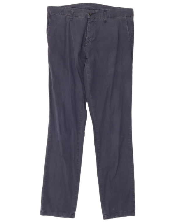Spodnie męskie Carhartt Slim Chino W34 L34 Granatowa bawełna