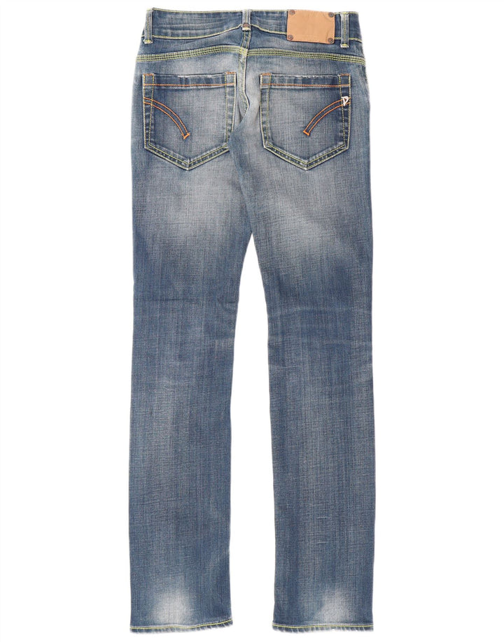 DONDUP Womens Straight Jeans W27 L31 Blue Cotton