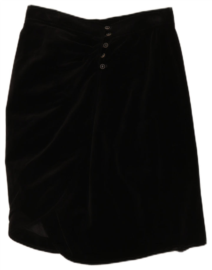 UNGARO Damska prosta spódnica W30 Średnia czerń