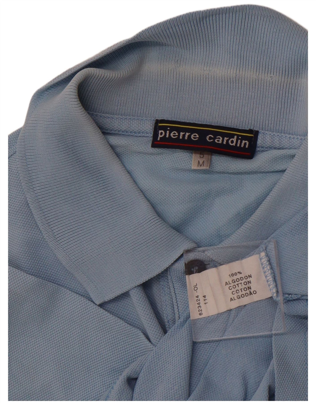Męska koszulka polo PIERRE CARDIN, niebieska, bawełniana