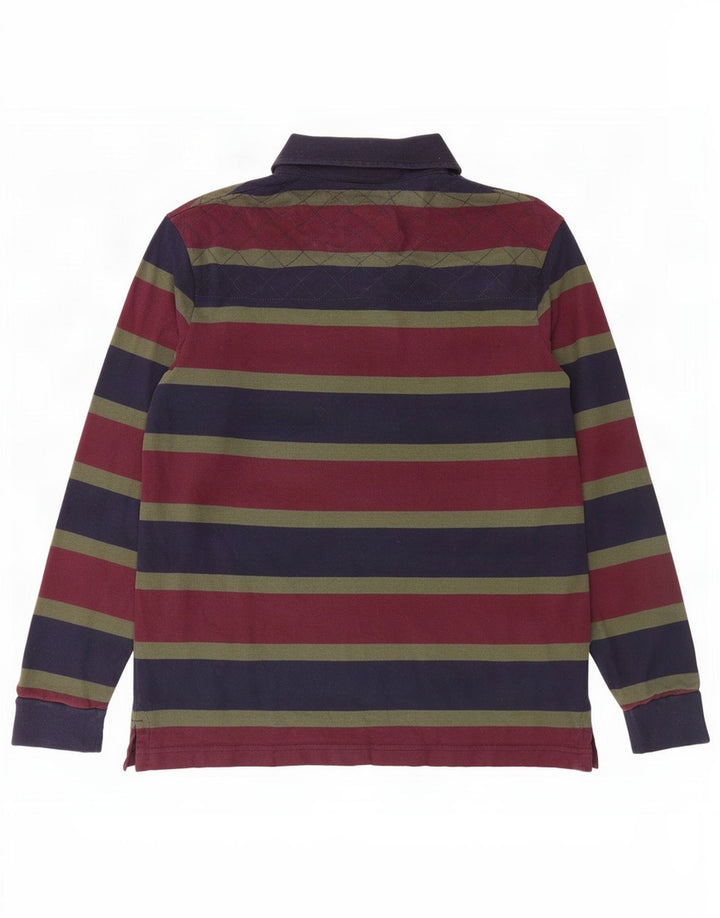 Męska niebieska koszulka polo do rugby Marks & Spencer, mała, wielokolorowa