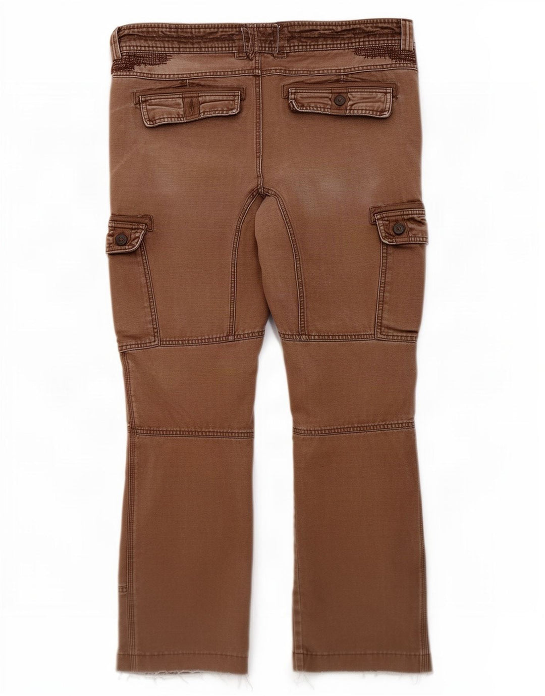 Męskie spodnie Carhartt Crop Straight Cargo W36 L26 Brązowe