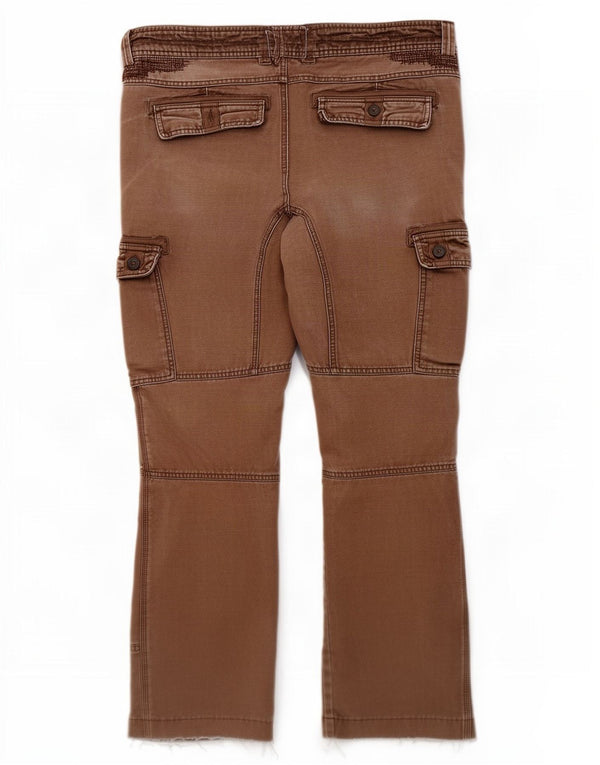 Męskie spodnie Carhartt Crop Straight Cargo W36 L26 Brązowe