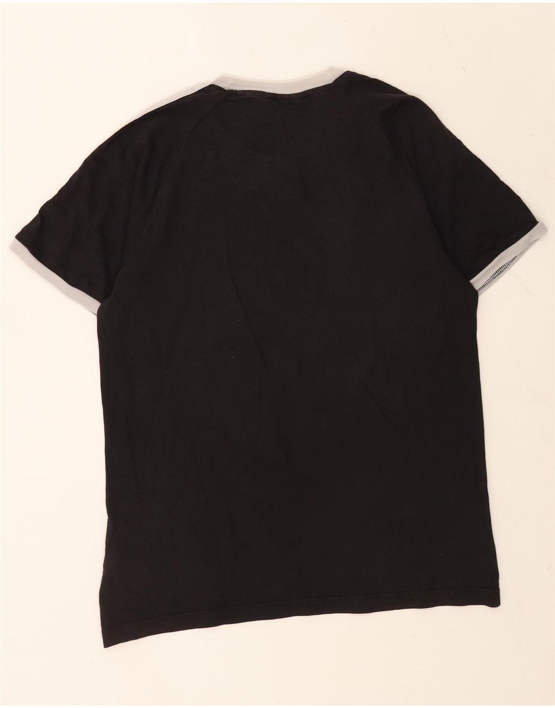 Adidas Męski T-shirt Top Średni Czarny Bawełniany