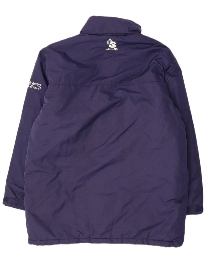 Męska wyściełana kurtka Asics Graphic UK 42 XL Granatowy nylon