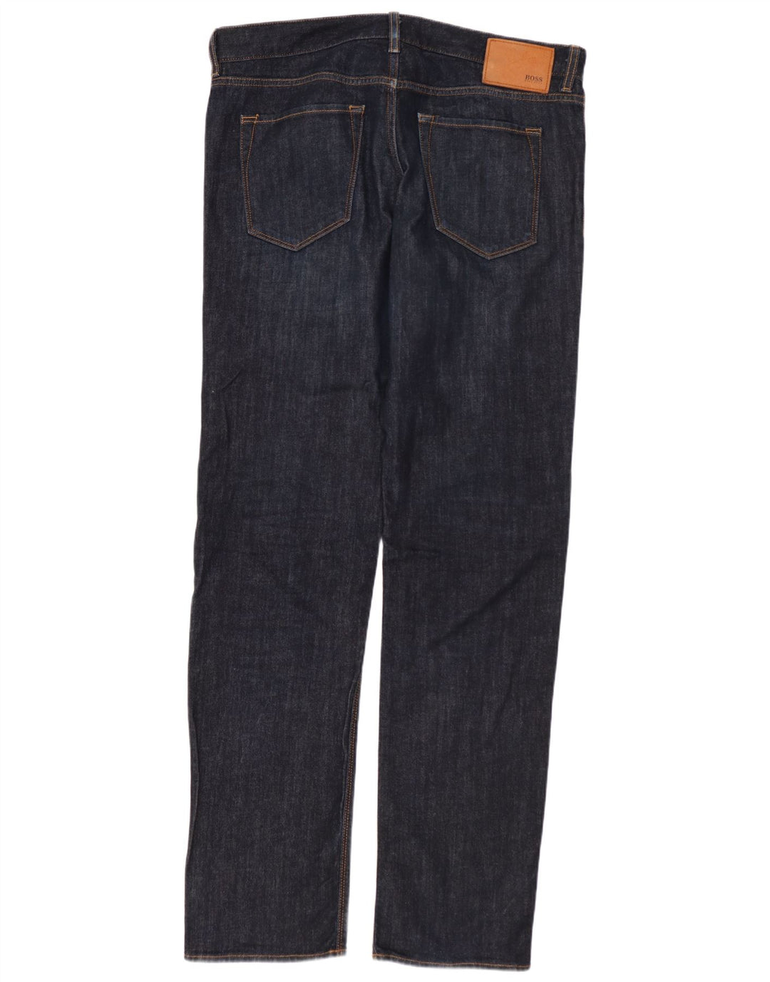 Męskie proste dżinsy HUGO BOSS W34 L34 Granatowa bawełna