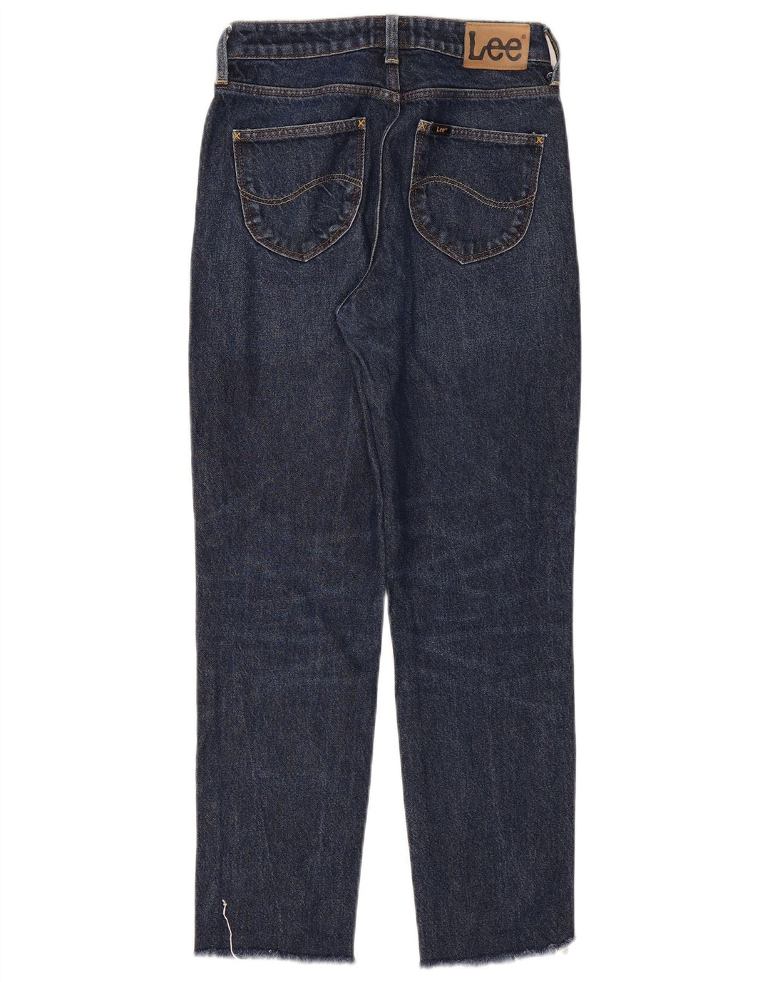 Damskie jeansy Lee Mom Straight W25 L27 Granatowe, bawełniane