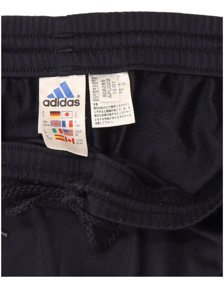Męskie spodnie dresowe Adidas UK 40/42 Średni granatowy poliester