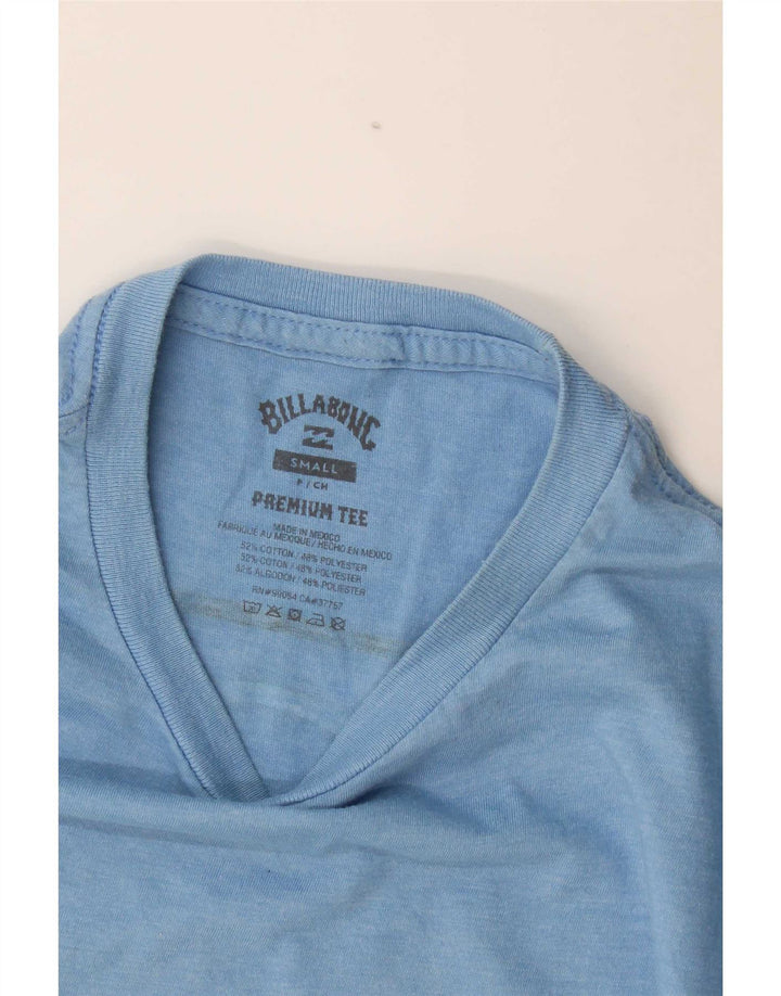 Męski T-shirt z grafiką Billabong, mały, niebieski, bawełniany
