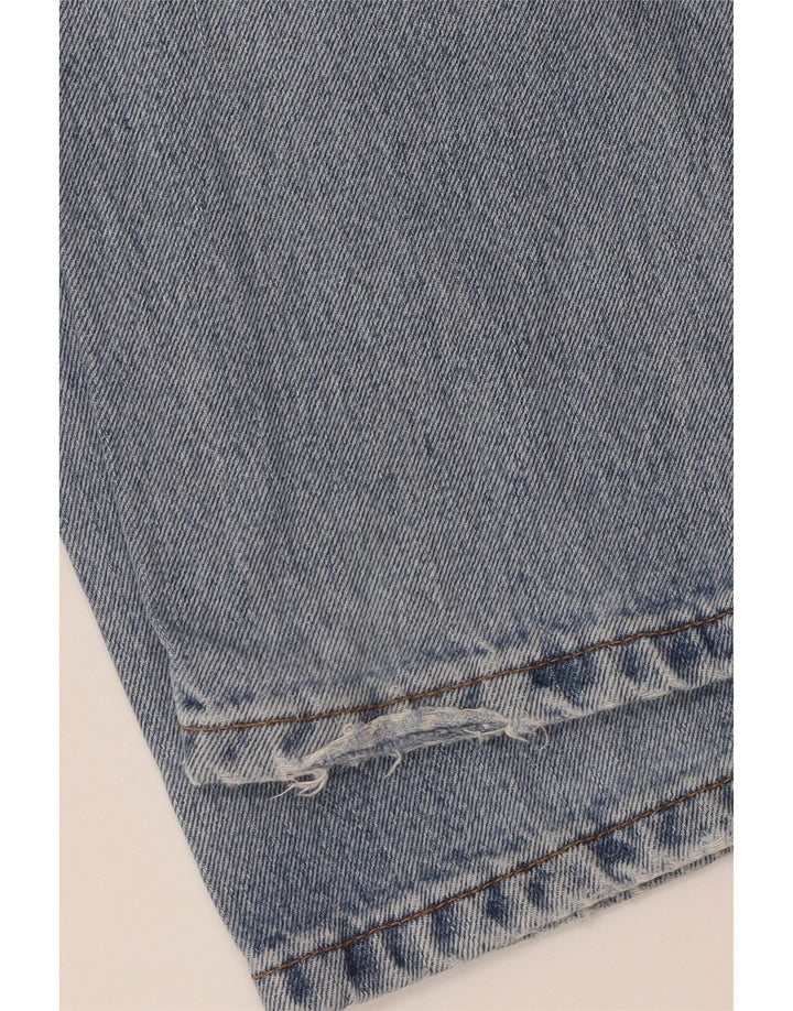 Męskie proste dżinsy Wrangler W32 L34 niebieskie