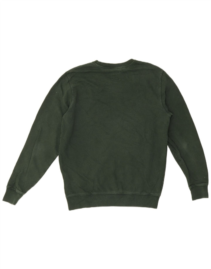Męski sweter z grafiką Vans, mały, zielony, bawełniany
