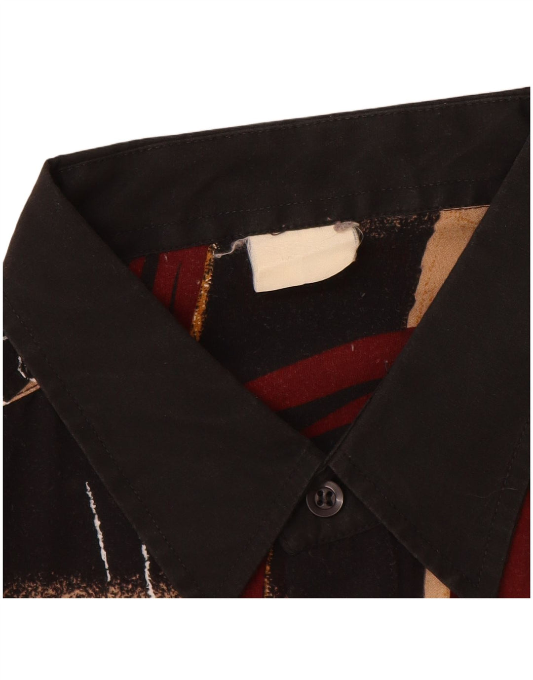 Koszula męska VINTAGE w abstrakcyjny wzór XL, wielobarwna