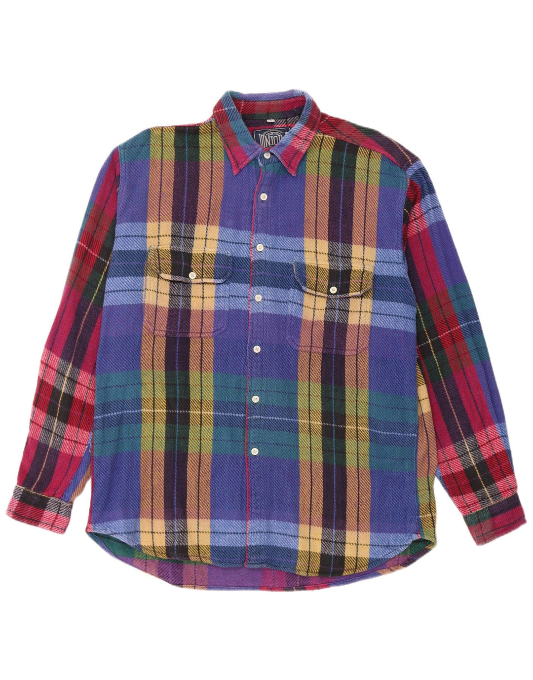 Koszula męska flanelowa Junior.D XL w wielobarwną kratę